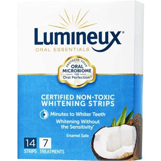 Lumineux Teeth Whitening Strips 7 Treatments - Enamel Safe for Whiter Teeth - Whitening Without the Harm - Dentist Formulated and Certified Non-Toxic - Sensitivity Free
