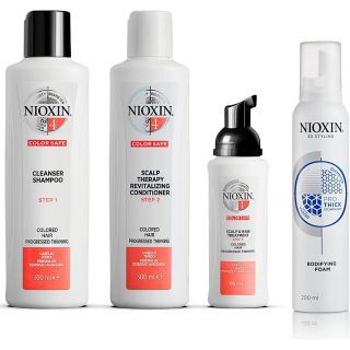 Nioxin 3-Part System | System 4 | Coloured Hair with Progressed Thinning Hair Treatment | Scalp Therapy | Hair Thickening Treatment
