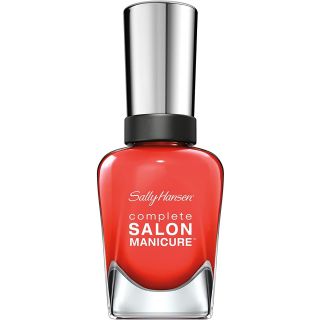 Sally Hansen Complete Salon Manicure™ - Kook A Mango, A Vibrant Orange-Red Nail Polish