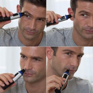 ماكينة إزالة شعر الوجه والانف والأذن (رطب/جاف) من باناسونيك ERGN30 – متعدد الألوان