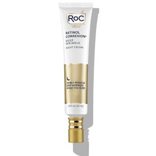 RoC Retinol Correxion Deep Wrinkle Anti-Aging Retinol Night Cream, 1 Ounce (Packaging May Vary) Retinol Moisturizer for Face, Wrinkle Cream for Face