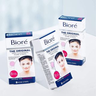 Bioré Original, Deep Cleansing Pore Strips, Nose Strips for Blackhead Removal, with Instant Pore Unclogging, 14 Count, features C-Bond Technology, Oil-Free, Non-Comedogenic Use