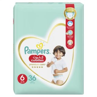 Pampers Premium Care, Size 6, Extra Large, 16+ kg, Jumbo Pack, 36 Diaper Pants