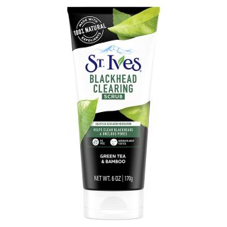 St. Ives Blackhead Clearing Green Tea Face Scrub, 6 oz