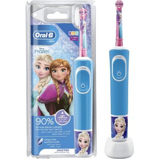 Oral-B Kids Vitality 100 Electric Rechargeable Toothbrush (Frozen) with UAE 3 pin plug