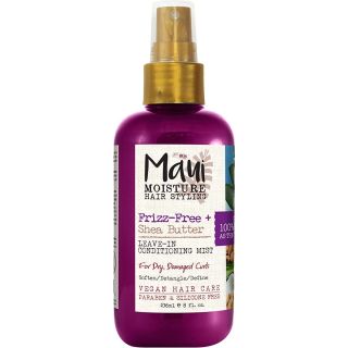 Maui Moisture Frizz-Free + Shea Butter Leave-in Conditioning Mist, Curly Hair Styling, No Drying Alcohols, Parabens or Silicone, 8oz
