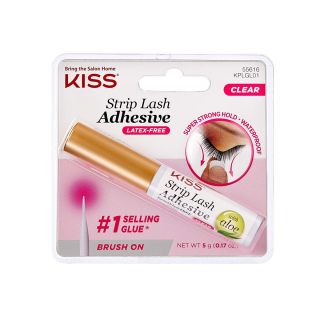 KISS Strip Eyelash Adhesive, Clear 0.176 Oz KPLGL01
