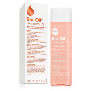 Bio-Oil Skincare Oil, Body Oil for Scars and Stretchmarks, Serum Hydrates Skin, Non-Greasy, Dermatologist Recommended, Non-Comedogenic, For All Skin Types, with Vitamin A, E, Red, Rose, 6.7 Fl Oz