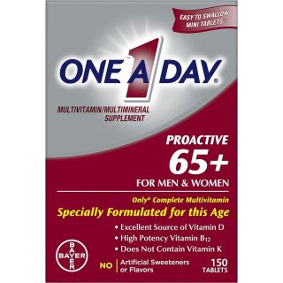One A Day Men's & Women's Proactive 65+ Multivitamin Supplement (150 Count)
