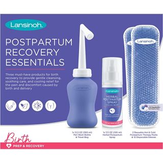 Lansinoh Postpartum Essentials Recovery Bundle, Postpartum Care Kit
