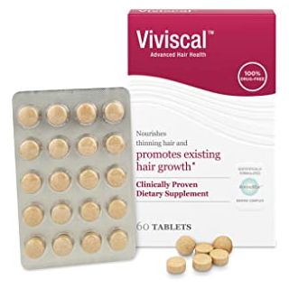 Viviscal Advanced Hair Health Supplements For Women's 1 Month Supply, 60 Tabs
