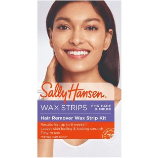 
Sally Hansen Hair Remover Wax Strip Kit for Face, Brows & Bikini, 34 Strips (17- Double Sided Strips)