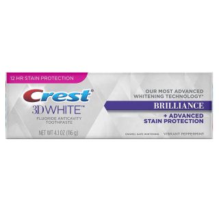 CREST 3D White Brilliance Toothpaste, Vibrant Peppermint, 4.1 oz
