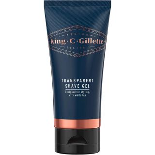 King C. Gillette Men’s Transparent Shave Gel with White Tea and Argan Oil, 150 ml