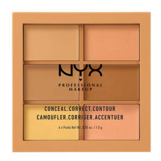 NYX Professional Makeup Conceal, Correct, Contour Palette- Medium 3CP02
