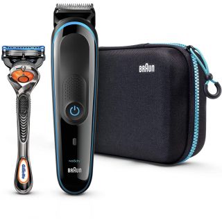 Braun Multi Grooming Kit – 9-in-1 Precision Trimmer for Beard and Hair Styling + Gillitte ProGlide Razor, MGK3980