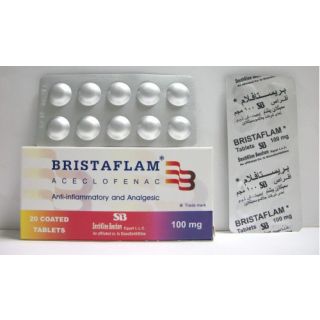 Bristaflam 100 mg- 20 Film-Coated Tablets