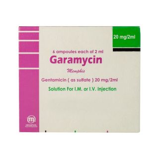 Garamycin 20 mg/2 ml - 6 Ampoules