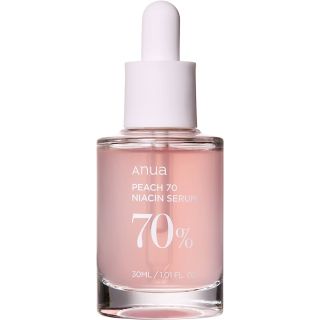 ANUA Peach 70% Niacinamide Serum brightening hydrating face serum hyperpigmentation treatment reducing melanine daily clean beauty, 29.87 Milliliters