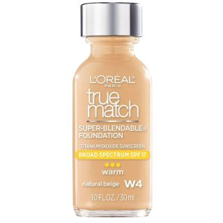 L'Oréal Paris True Match Super-Blendable Foundation Makeup, Natural Beige, 1 fl. oz.