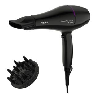 Philips Advanced Drycare Pro Hairdryer, 2200 W, Black, BHD274