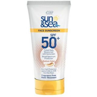Eva Sun And Sea Tinted Daily Moisturizer With SPF 50 Plus - Medium, 40 Ml