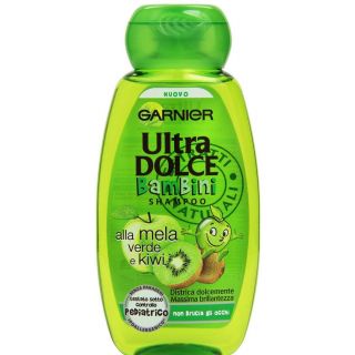 Garnier Ultra Dolce Bambini Shampoo With Green Apple And Kiwi 250ml