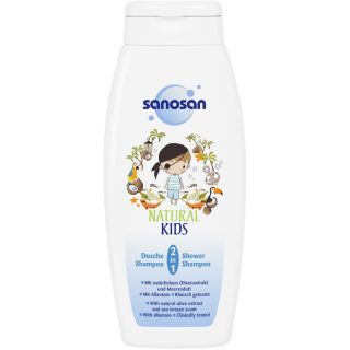Sanosan Natural 2 In 1 Kids Shampoo & Shower 250ml