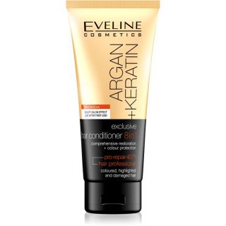 Eveline Exclusive Argan Keratin Hair Conditioner 8IN1 200ml