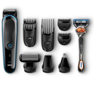 Braun Multi Grooming Kit MGK3080 – 9-in-1 Trimmer For Precision Styling From Head To Toe + Free Gillette Fusion ProGlide Razor
