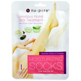 United Exchange, Moisturizing Socks, Shea Butter & Aloe Vera Extract, 1 Pair