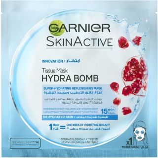 Garnier Pomegranate Hydrating Face Tissue Mask for Dehydrated skin