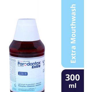 Parodontax Mouth Wash Extra for Bleeding Gums, 300 ml