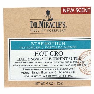 Dr. Miracle'S Hot Gro Strengthen Hair and Scalp Treatmant, 113 ml