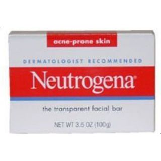 Acne-Prone Skin Formula Transparent Facial Bar by Neutrogena for Unisex - 3.5 oz Facial Bar