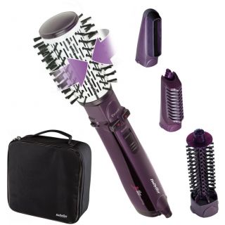 Babyliss 2736E BeLiss Brushing Rotating Brush 4 Attachments 1000 Watts With Bag
