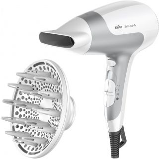 Braun Satin Hair 5 HD585 Power Perfection dryer – Ionic. Ultra Powerful. Lightweight. With diffuser.
