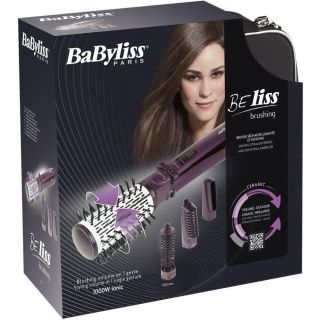 Babyliss 2736E BeLiss Brushing Rotating Brush 4 Attachments 1000 Watts - Purple

