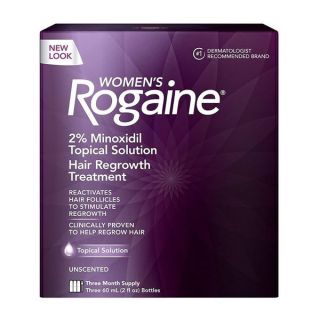 WOMEN'S ROGAINE Hair Regrowth Treatment, 3 Cans x 60 ml
