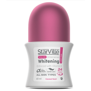 Starville Whitening Roll on Light Pink with Coconut Scent 60 ml
