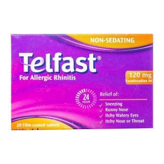 Telfast 120 mg - 20 Tablets