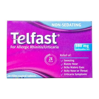Telfast 180 mg - 20 Tablets