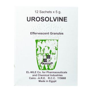 Urosolvine Effervescent Granules - 12 Sachets