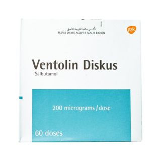 Ventolin Diskus 200 mcg - 60 Inhalations