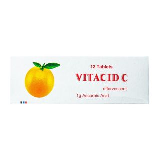 Vitacid C 1 gm - 12 Effervescent  Tablets