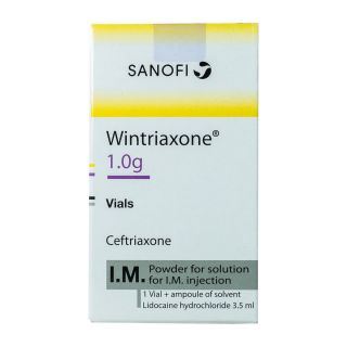 Wintriaxone 1 gm IM - 1 Vial