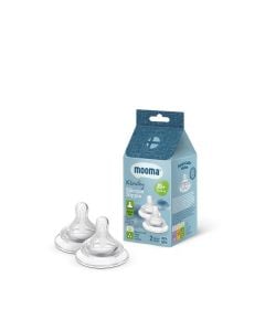 Mooma Kindy 2 Silicone Nipple 18+ Months – Anti-Colic – Fast Flow