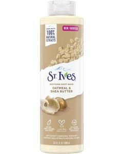 ST. Ives St Oatmeal & Shea Butter Body Wash | Moisturizing Body Wash for Sensitive and Dry Skin | 22 Fl. Oz.