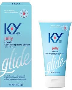 K-Y Jelly Personal Water Based Lubricant, 4oz