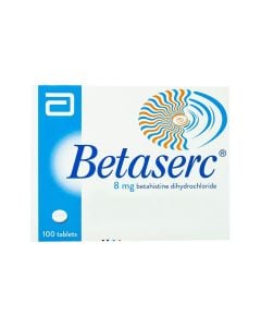 Betaserc 8 mg - 100 Tablets